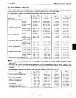 Kubota AV1600 AV2500 AV3800 AV4500 AV5500 AV6500 torque specifications table workshop manual