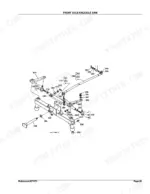 Kubota B1550E parts catalog chassis components exploded view diagram page 184