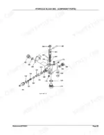 Kubota B1550E hydraulic system parts list with component numbers page 214