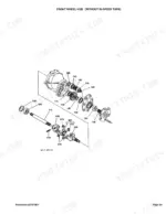 kubota-b1550hst-d-tractor-parts-catalog-chassis-parts-191.webp Kubota B1550HST-D chassis parts exploded view diagram page 191 with part numbers