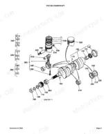 kubota-b1550hst-d-tractor-parts-catalog-engine-parts-11.webp Kubota B1550HST-D engine parts exploded view with component numbers catalog page 11