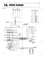 Kubota B1550HST B1750HST A-Type wiring diagram showing hazard lights, horn, starter, glow plug, alternator, and wire harness color codes