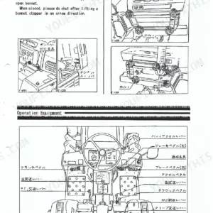Kubota B1600 B1600DT service manual page 7 exploded view diagram with component parts