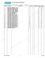 Kubota B1630 parts catalog page 8 table of contents or parts list section