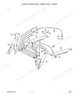 kubota-b1640a-to-40a-loader-parts-catalog-100z0007-hydraulic-parts-15.webp Kubota B1640A B1630 40 40A parts catalog hydraulic system exploded view diagram page 15
