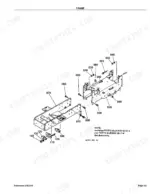Kubota B1700E B2100E B2400E tractor chassis parts exploded view diagram with part numbers