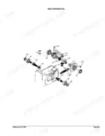 kubota-b20-tractor-parts-catalog-drivetrain-parts-141.webp Kubota B20 rear differential exploded view with numbered gears, bearings, axle shafts, and housing components