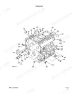 kubota-b21-tractor-parts-catalog-engine-parts-7.webp Kubota B21 parts catalog page 7 engine parts exploded view with component numbers