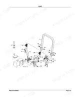kubota-b2100hsd-b1700hsd-b2400hsd-tractor-parts-catalog-cab-parts-279.webp Kubota B2100HSD B1700HSD B2400HSD ROPS rollover protective structure exploded view parts diagram with numbered components