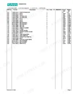 kubota-b2150e-tractor-parts-catalog-parts-list-7.webp Kubota B2150E crankcase parts list table with part numbers, descriptions, quantities, and weights