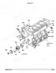Kubota B2150HSD crankcase exploded view diagram with numbered component parts and assembly references