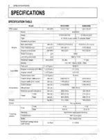kubota-b2301-b2601-tractor-operator-manual-6c540-6311-1-specs-20.webp Kubota B2301HSD B2601HSD specifications table: engine power, displacement, torque, capacities, dimensions, weight, tires, steering, transmission, brake specs