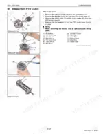 kubota-b2301-b2601-tractor-shop-manual-9y111-11560-exploded-view-186.webp Kubota B2301, B2601 Independent PTO Clutch exploded view with removal procedures and component identification