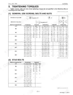 kubota-b2301-b2601-tractor-shop-manual-9y111-11560-torque-26.webp Kubota B2301, B2601 tightening torques table for general use screws, bolts, nuts and stud bolts with specifications in N·m, kgf·m, lbf·ft