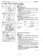 kubota-b2320-b2620-b2920-tractor-service-manual-procedures-30.webp Kubota B2320, B2620, B2920 initial 50-hour check points: engine oil change procedure with drain plug location, oil capacity table, and oil filter cartridge replacement steps
