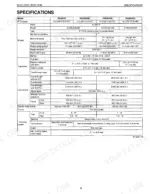 kubota-b2320-b2620-b2920-tractor-service-manual-specs-9.webp Kubota B2320, B2620, B2920 specifications table: engine power, displacement, torque, dimensions, weight, tires, transmission, steering, brake specs