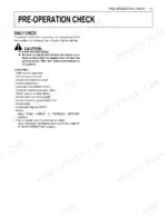 kubota-b2320-to-b2920hsd-tractor-operator-manual-6c300-6311-6-operations-27.webp Kubota B2320 B2620 B2920 pre-operation daily check procedures including oil levels, coolant, brakes, lights and safety inspection