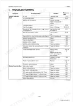 kubota-b2320hsd-b2920hsd-tractor-workshop-manual-9y111-02013-troubleshooting-76.webp Kubota B2320HSD, B2920HSD engine troubleshooting table with symptoms, probable causes, solutions, and reference pages