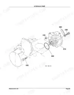 kubota-b2400hse-tractor-parts-catalog-hydraulic-parts-66.webp Kubota B2400HSE hydraulic pump exploded view diagram with numbered component parts 010-060