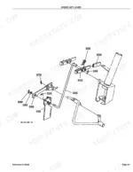kubota-b2410hsd-tractor-parts-catalog-controls-192.webp Kubota B2410HSD speed set lever exploded view diagram with numbered component parts 010-100