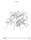 Kubota B2410HSD crankcase exploded view diagram with numbered component parts and assembly references