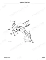 kubota-b2410hse-tractor-parts-catalog-100k0566-chassis-parts-204.webp Kubota B2410HSE front axle frame 2WD exploded view diagram with numbered component parts