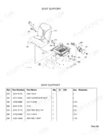 kubota-b26-compact-tractor-parts-catalog-cab-parts-246.webp Kubota B26 cab parts exploded view with part numbers and assembly diagram page 246