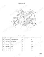 kubota-b26-compact-tractor-parts-catalog-engine-parts-3.webp Kubota B26 engine parts catalog page 3 exploded view with part numbers list
