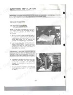 kubota-b2650-b2660-snowblower-operator-manual-251551-installation-11.webp Kubota B2650, B2660 sub-frame installation procedure with mounting plates, stiffener bar, and hydraulic valve kit assembly steps