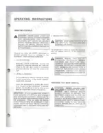 kubota-b2650-b2660-snowblower-operator-manual-251551-operations-26.webp Kubota B2650, B2660 snowblower operating instructions covering chute rotation, lifting/lowering, PTO engagement, and safety warnings