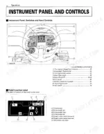 kubota-b2710-b2910-b7800-tractor-operator-manual-6c170-6311-5-controls-19.webp Kubota B2710, B2910, B7800 instrument panel and controls diagram showing switches, gauges, and pedal locations