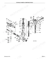 kubota-b2910hsd-tractor-parts-catalog-hydraulic-parts-262.webp Kubota B2910HSD hydraulic pump PS component parts exploded view diagram with numbered references