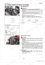 kubota-b3000-aus-tractor-workshop-manual-9y111-06230-procedures-35.webp Kubota B3000-AUS initial 50-hour check points: engine oil change and filter replacement procedures with diagrams and capacity specifications