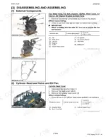 kubota-b3000-tractor-workshop-manual-9y111-05740-exploded-view-104.webp Kubota B3000 engine disassembly assembly external components and cylinder head cover procedures with labeled diagrams and torque specifications