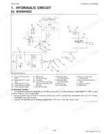 kubota-b3000-tractor-workshop-manual-9y111-05740-hydraulic-262.webp Kubota B3000 hydraulic circuit diagram B3000HSDC showing pumps, valves, cylinders, and system components with numbered parts list