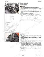 kubota-b3000-tractor-workshop-manual-9y111-05740-procedures-35.webp Kubota B3000 initial 50-hour maintenance procedures: engine oil change and oil filter replacement with diagrams and capacity specifications
