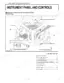 Kubota B3150 B3150SU instrument panel and controls diagram showing switches, hand controls, and ROPS type with numbered components
