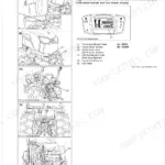 Kubota B3150, B3150SU tractor identification diagram showing model name, serial number locations, ROPS cabin, engine, and hour meter with labeled component callouts