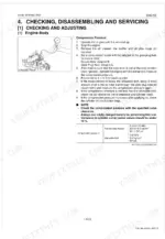 kubota-b3150-b3150su-tractor-workshop-manual-kisc-issued-05-2021-a-procedures-104.webp Kubota B3150, B3150SU engine compression pressure checking procedure with diagram, adapters, specifications table, and allowable limits