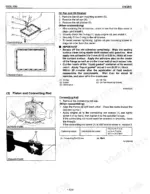 kubota-b3200hsd-b3200hsdwo-tractor-service-manual-b3200-wsm-exploded-view-104.webp Kubota B3200HSD engine oil pan strainer removal exploded view and piston connecting rod assembly with torque specifications