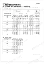 kubota-b3300su-aus-tractor-workshop-manual-9y111-05191-torque-25.webp Kubota B3300SU-AUS tightening torques table for general use screws, bolts, nuts and stud bolts with specifications