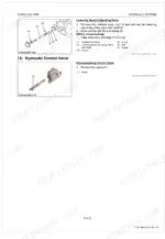 kubota-b3300su-aus-tractor-workshop-manual-9y111-05191-wiring-293.webp Kubota B3300SU-AUS hydraulic control valve disassembly procedures with lowering speed adjusting valve and spool component diagrams