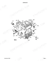 kubota-b4200d-tractor-parts-catalog-11035-engine-parts-5.webp Kubota B4200D crankcase exploded view diagram with numbered component parts and assembly references