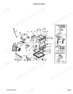 kubota-b5100e-p-to-b5100e-pt-tractor-parts-catalog-100k0037-engine-parts-5.webp Kubota B5100E-P B5100E B5100D-P B5100E-PT crankcase group exploded view diagram with numbered parts and reference callouts