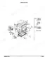 Kubota B6100D crankcase group exploded view diagram with numbered parts and reference callouts