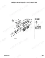 kubota-b7100hst-d-b7100hst-e-tractor-parts-catalog-100k0316-engine-parts-6.webp Kubota B7100HST-D B7100HST-E crankcase exploded view diagram with numbered parts and component callouts