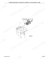 kubota-b7100hst-e-tractor-parts-catalog-100k0317-hydraulic-parts-54.webp Kubota B7100HST-E hydraulic gear pump exploded view with numbered components 010-060 and pump body assembly