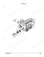 kubota-b7200d-tractor-parts-catalog-11055-engine-parts-5.webp Kubota B7200D crankcase exploded view diagram with numbered parts and component references