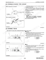 kubota-b7400-b7500-tractor-workshop-manual-no-97897-12490-hydraulic-294.webp Kubota B7400 B7500 hydraulic block outlet and control valve diagrams with neutral and lift positions