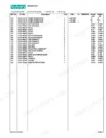 Kubota B7500HSD parts list table for crankcase components including plugs, pins, and gaskets with part numbers.